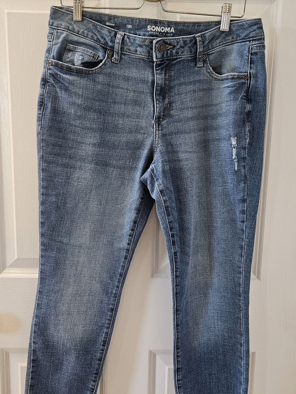 SONOMA Women's Skinny Jeans - Light Blue Denim